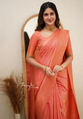 Nimisha Gajari Banarasi Silk Saree