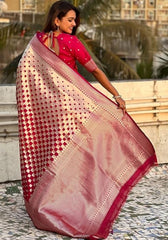 Ishita Rani Banarasi Silk saree