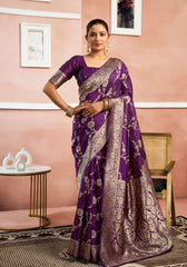 Palak Banarasi Silk Saree