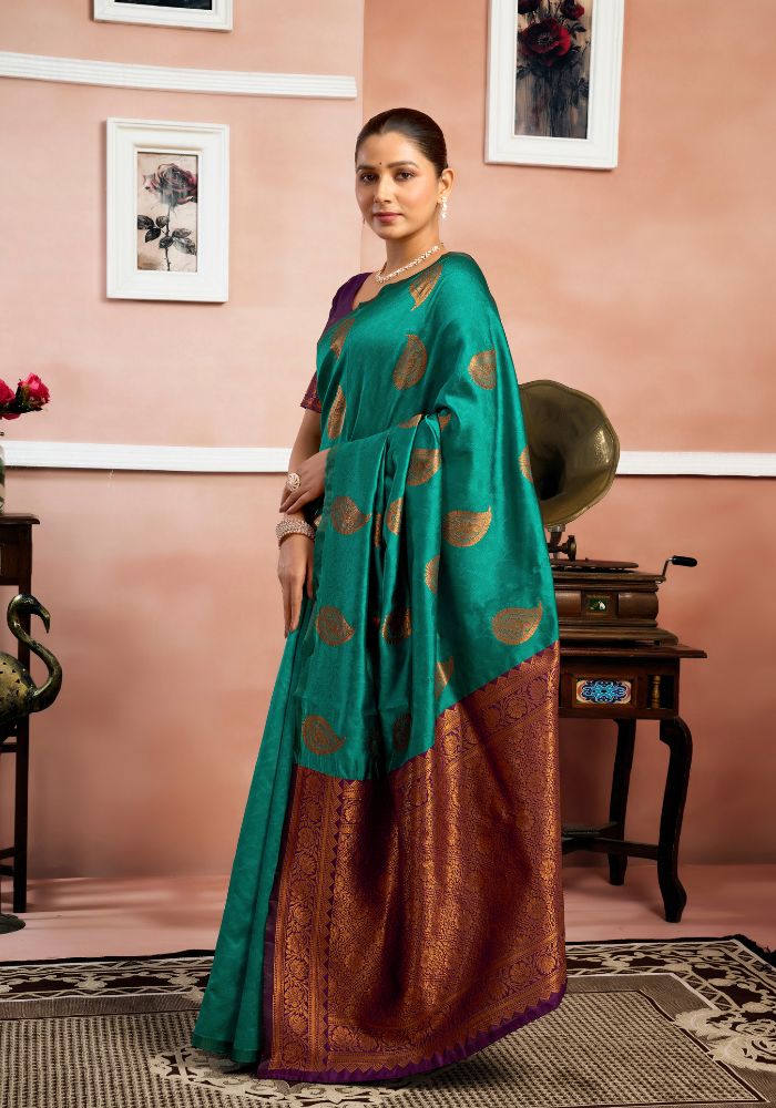 Nayanthara Kanchipuram Silk Saree