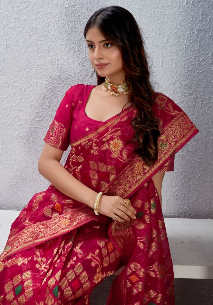 Pankhudi orgenza saree