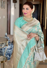 Zoya Kanjivaram Silk Saree