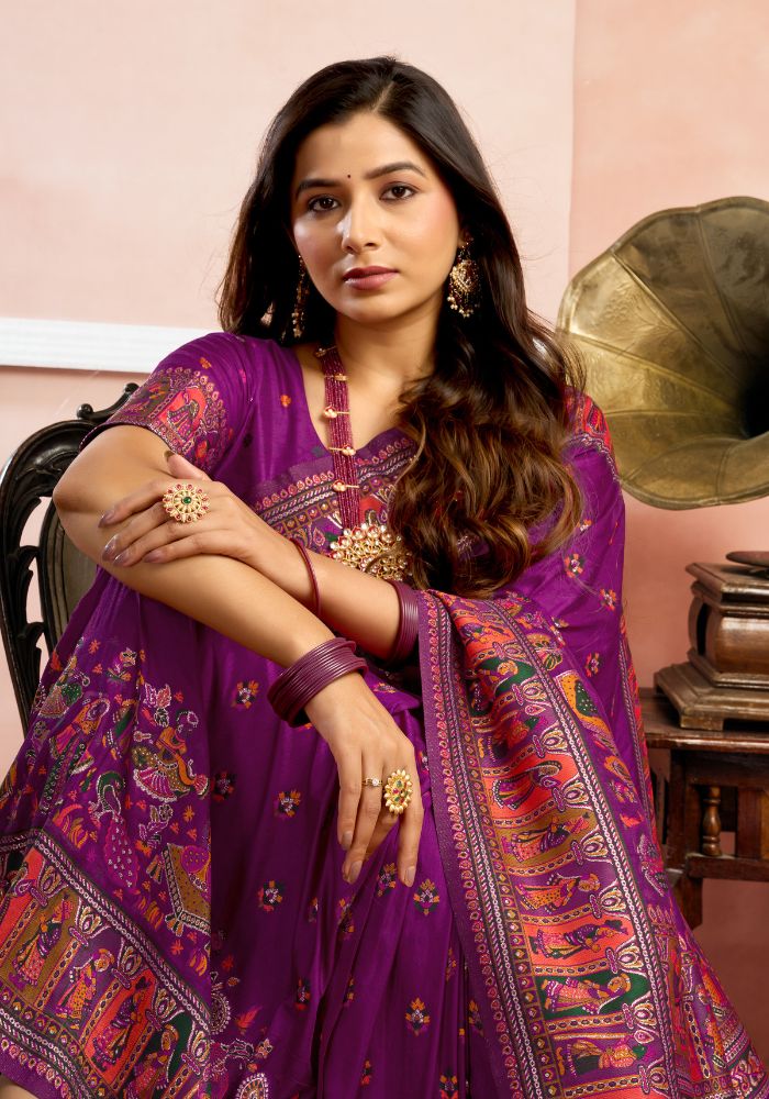 Rajlakshmi Nylon Silk saree