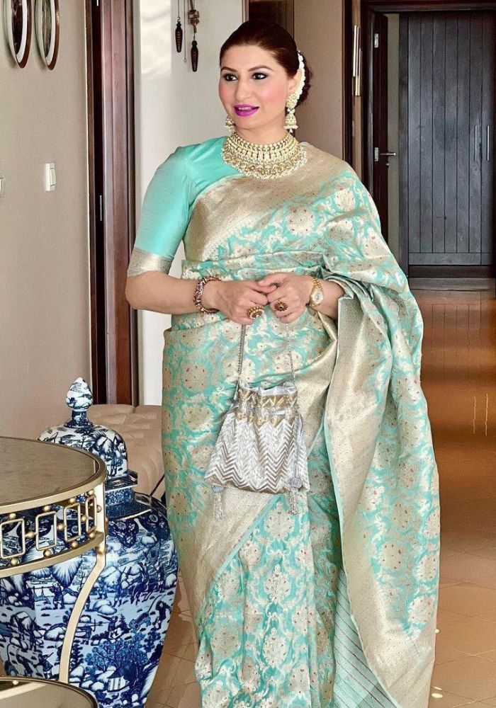 Zoya Kanjivaram Silk Saree