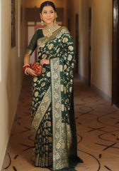 Aaradhya banarasi silk saree