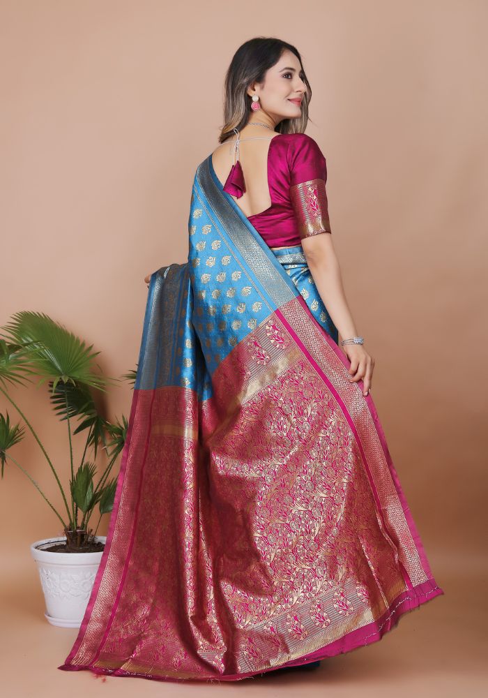 Kiara  Banarasi Silk Saree