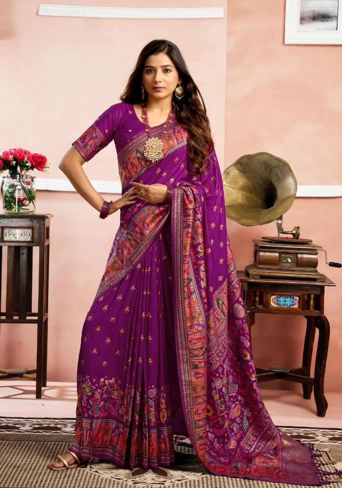 Rajlakshmi Nylon Silk saree