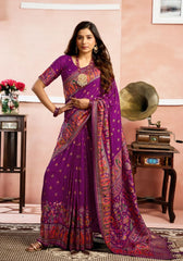 Rajlakshmi Nylon Silk saree
