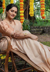 Kavya Tusser Banarasi Silk Saree