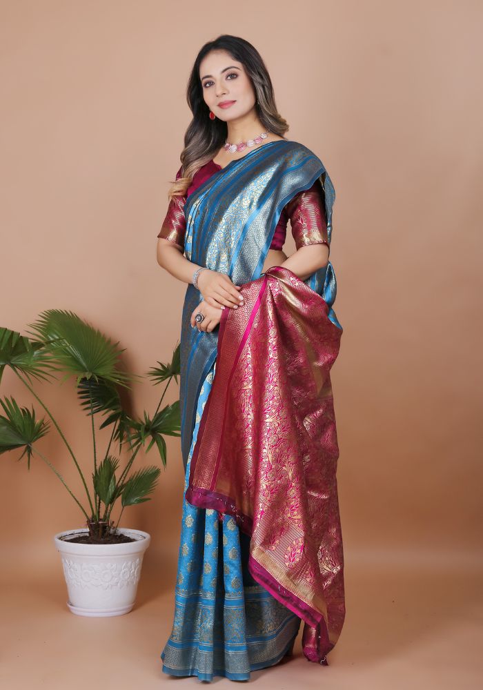 Kiara  Banarasi Silk Saree