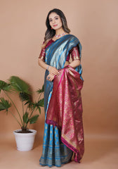 Kiara  Banarasi Silk Saree