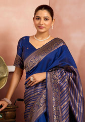 Raatrani Resham Banarasi Silk Saree