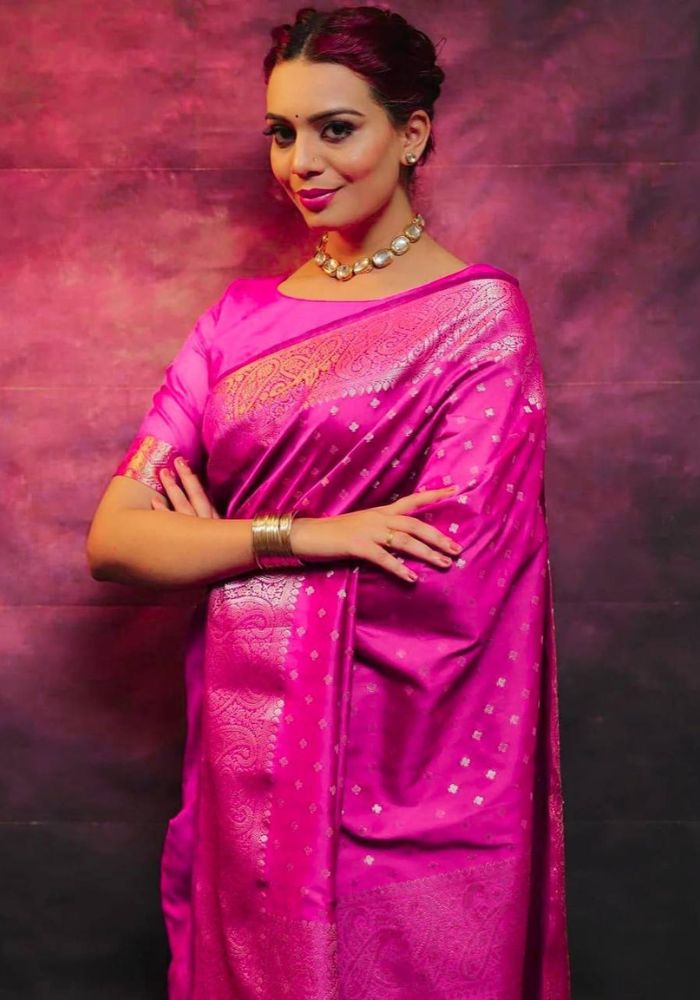 Suhani Rani Banarasi Silk Saree