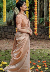 Kavya Tusser Banarasi Silk Saree