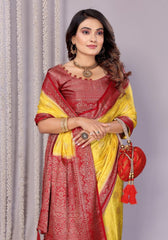 Pavitra Gold Kanjivaram Silk Saree