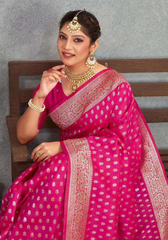 Charmi Rani Banrasi Soft Silk Saree