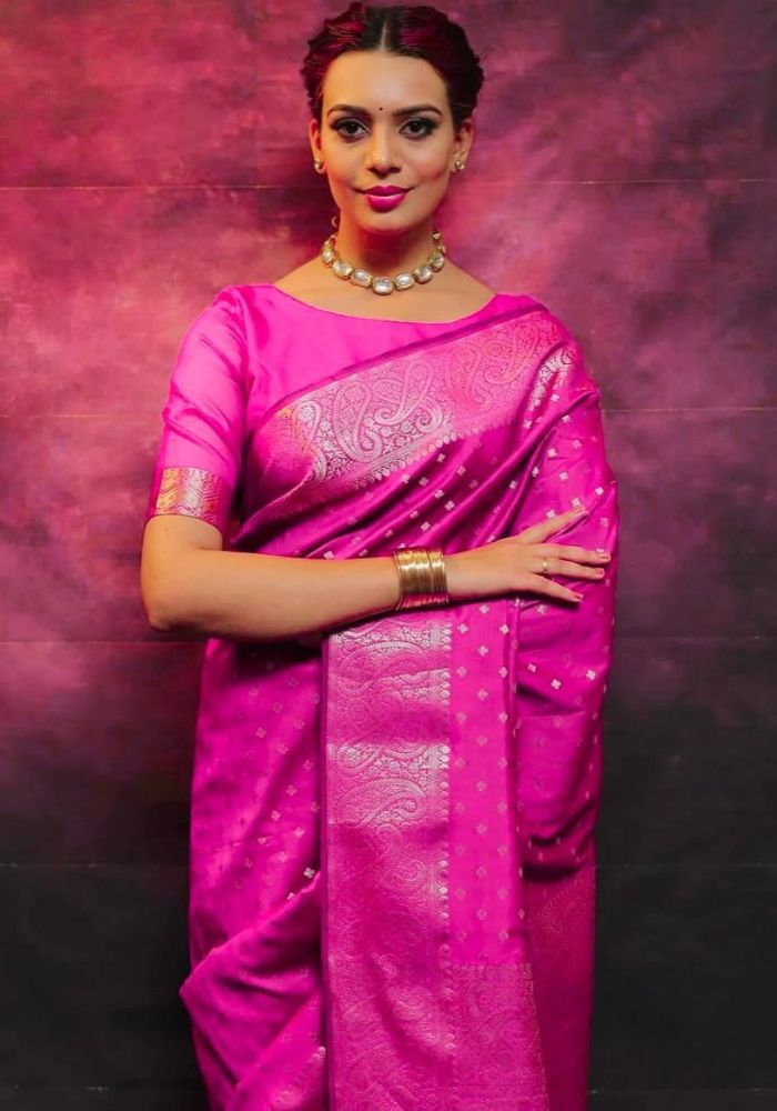 Suhani Rani Banarasi Silk Saree