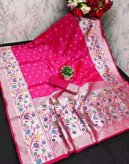 Aanya Gajari Paithni Silk Saree