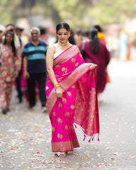 Rani Noor – Banarasi Soft  Silk Saree