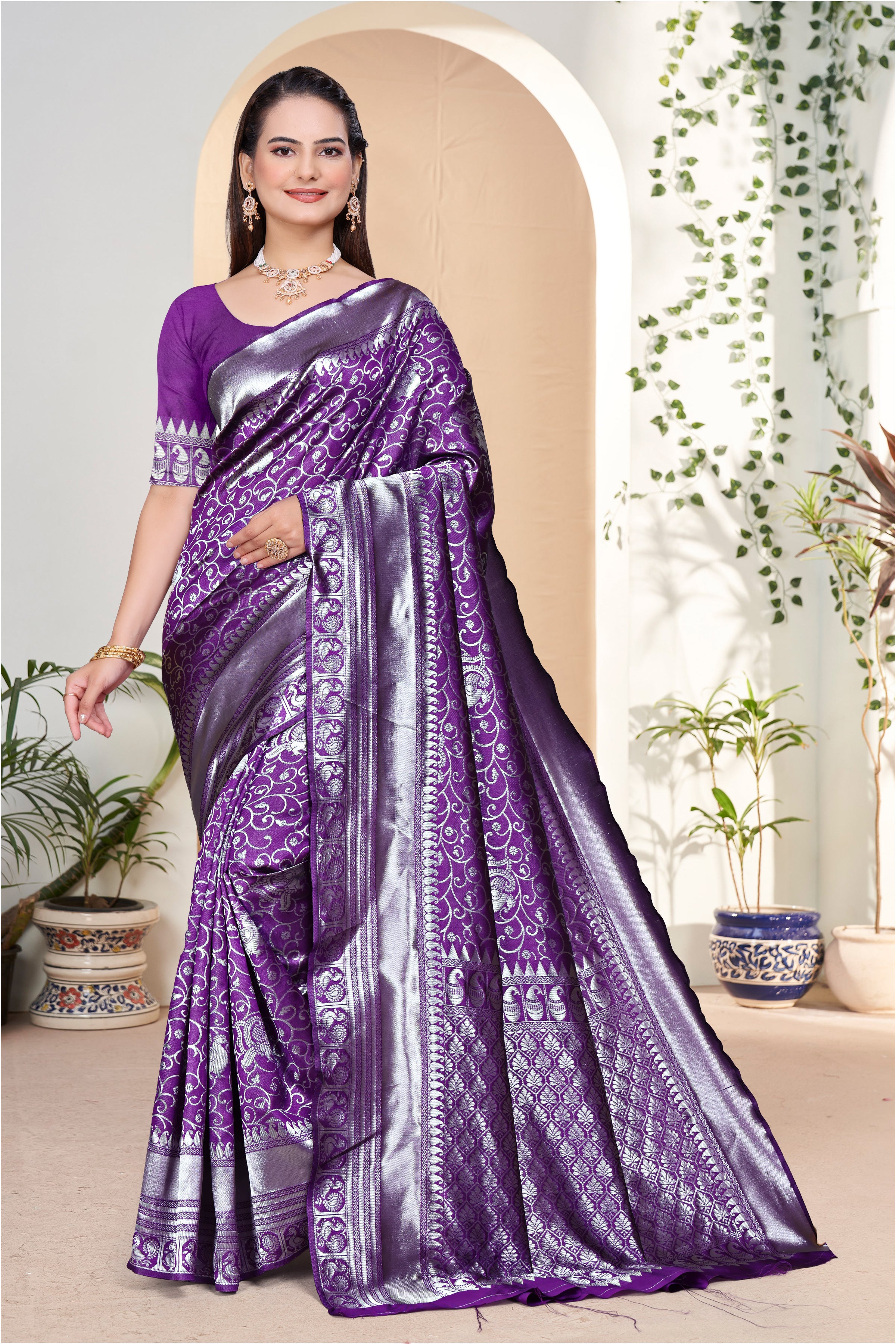 Meera Banarasi Silk Saree